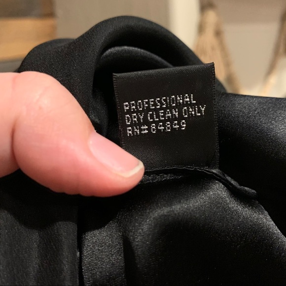 Carmen Marc Valvo Black Mini Dress - Picture 7 of 12